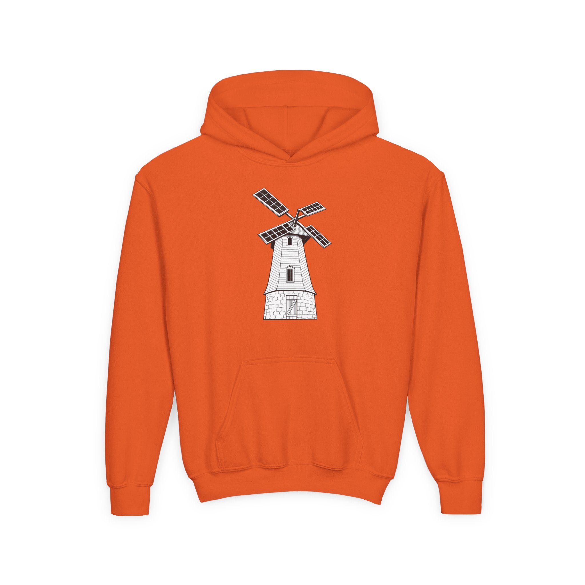Youth Windmill Hoodie - Knollcrest School Spirit Hooded Sweatshirt