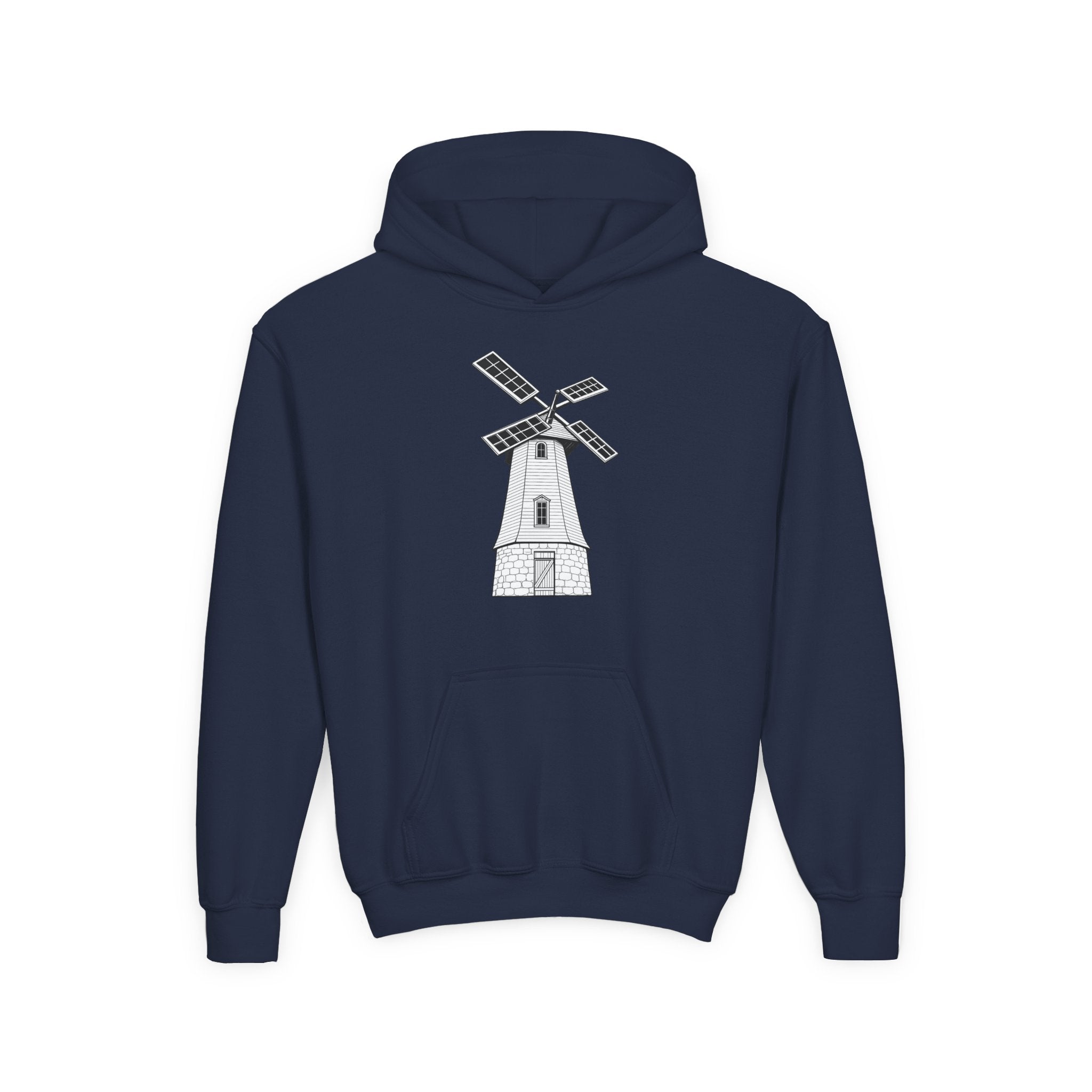 Youth Windmill Hoodie - Knollcrest School Spirit Hooded Sweatshirt