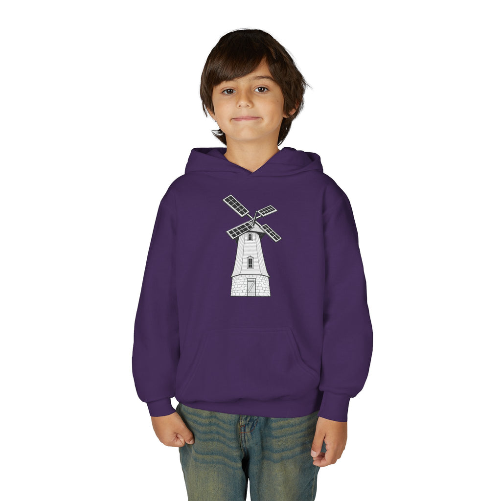 Youth Windmill Hoodie - Knollcrest School Spirit Hooded Sweatshirt
