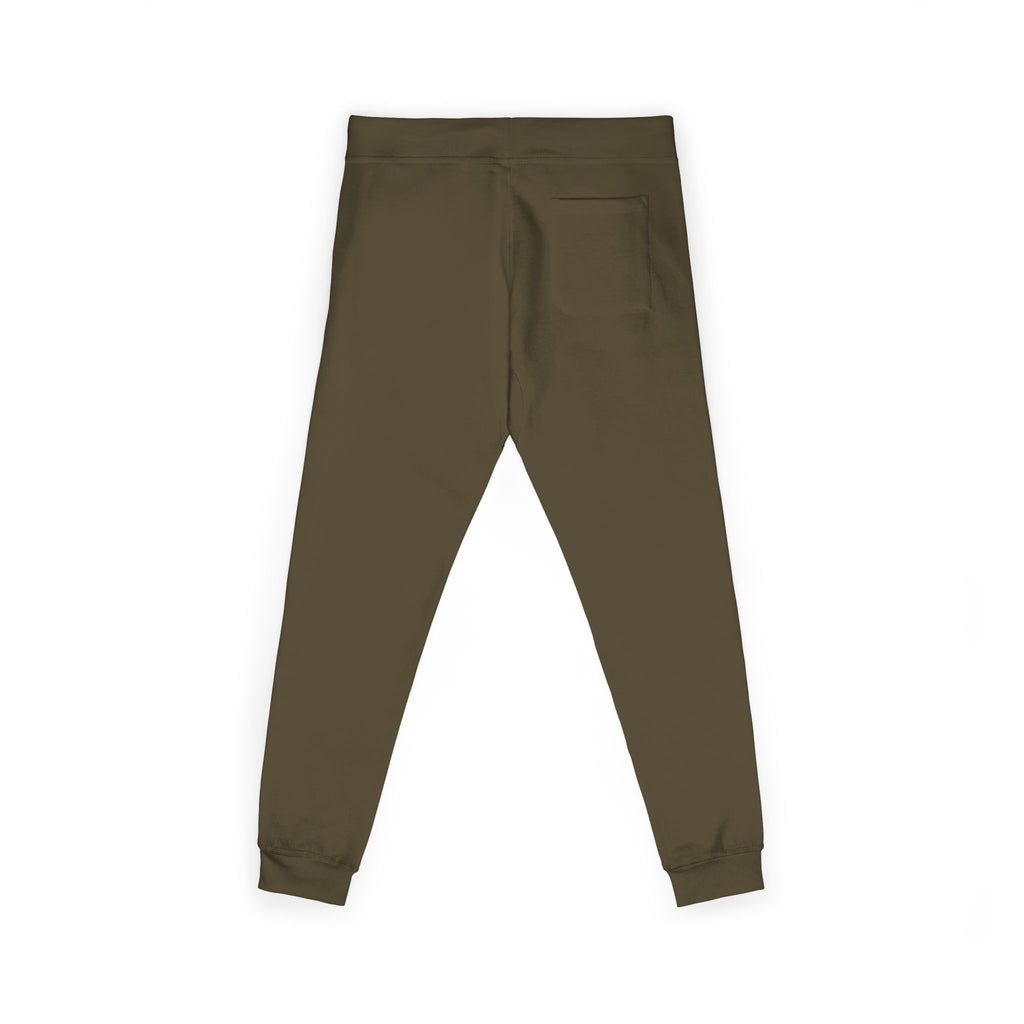 Unisex Fleece Sweatpants (White Embroidery)