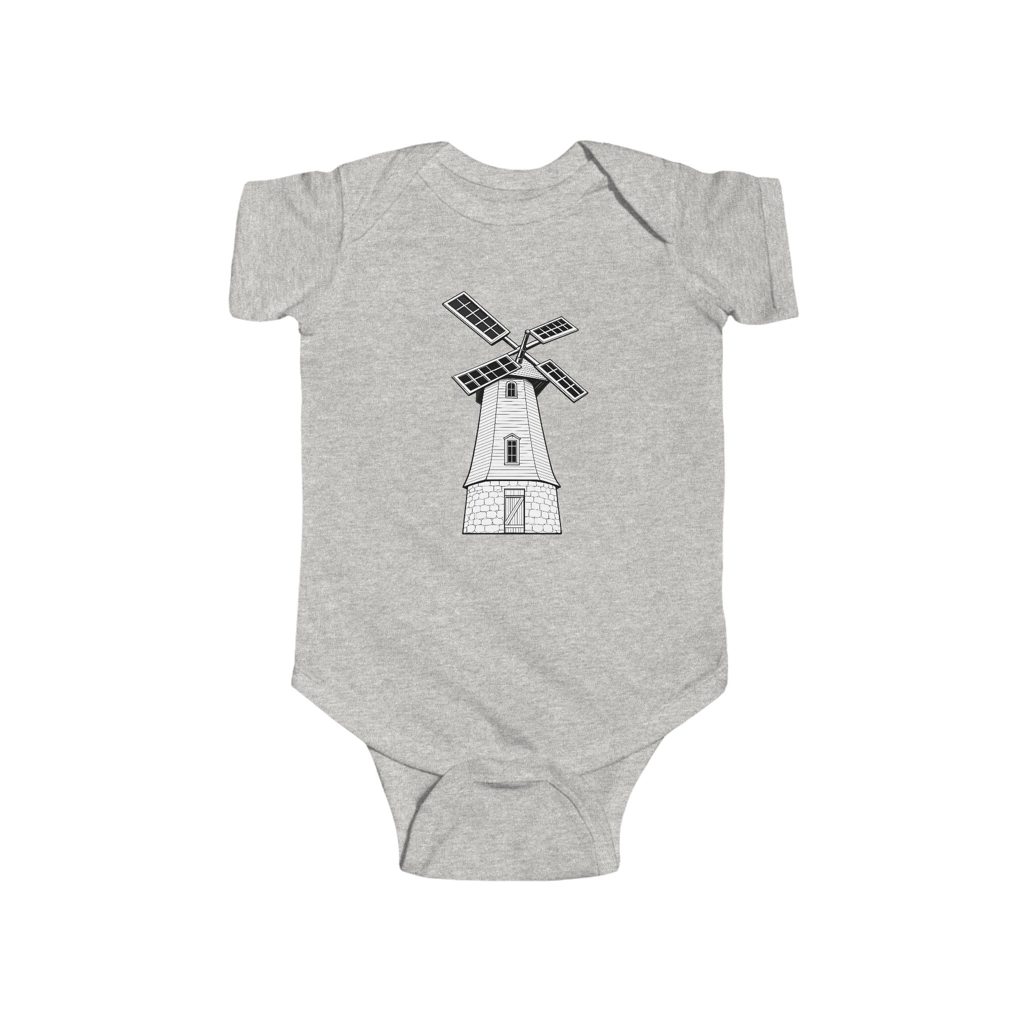Infant Bodysuit – Knollcrest Windmill Graphic Baby Onesie