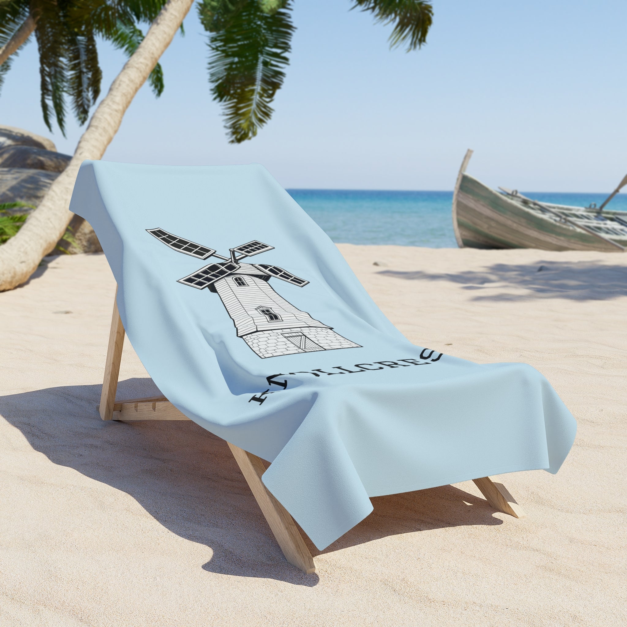 Blue Beach Towel