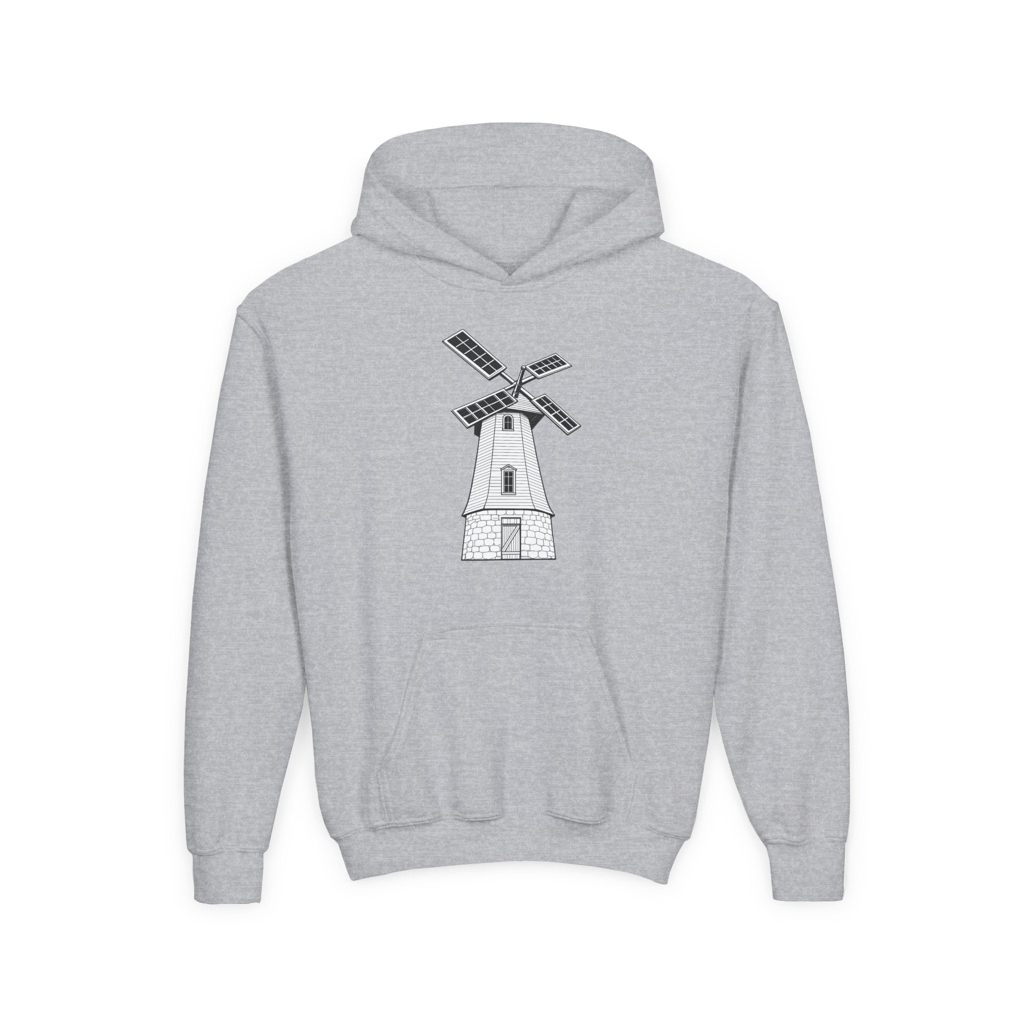 Youth Windmill Hoodie - Knollcrest School Spirit Hooded Sweatshirt