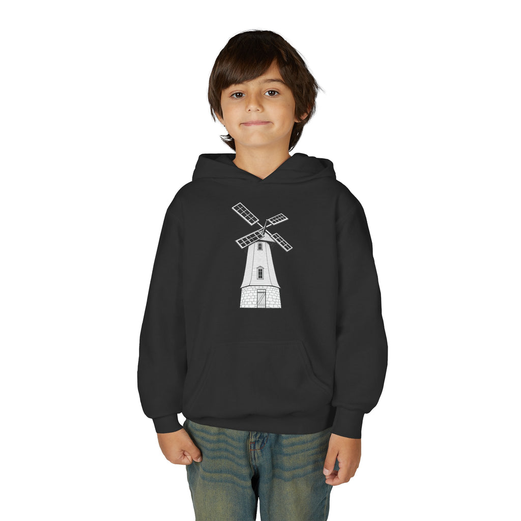 Youth Windmill Hoodie - Knollcrest School Spirit Hooded Sweatshirt