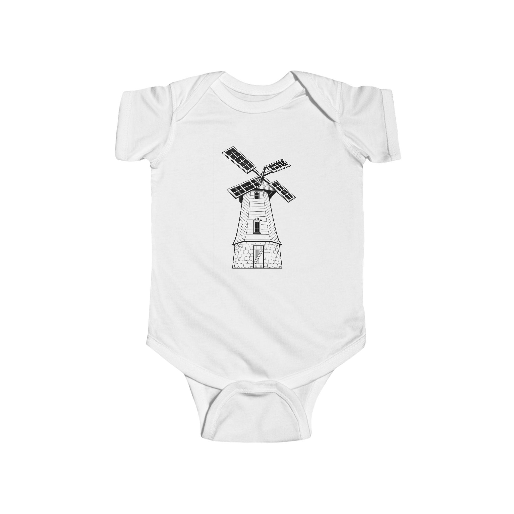 Infant Bodysuit – Knollcrest Windmill Graphic Baby Onesie