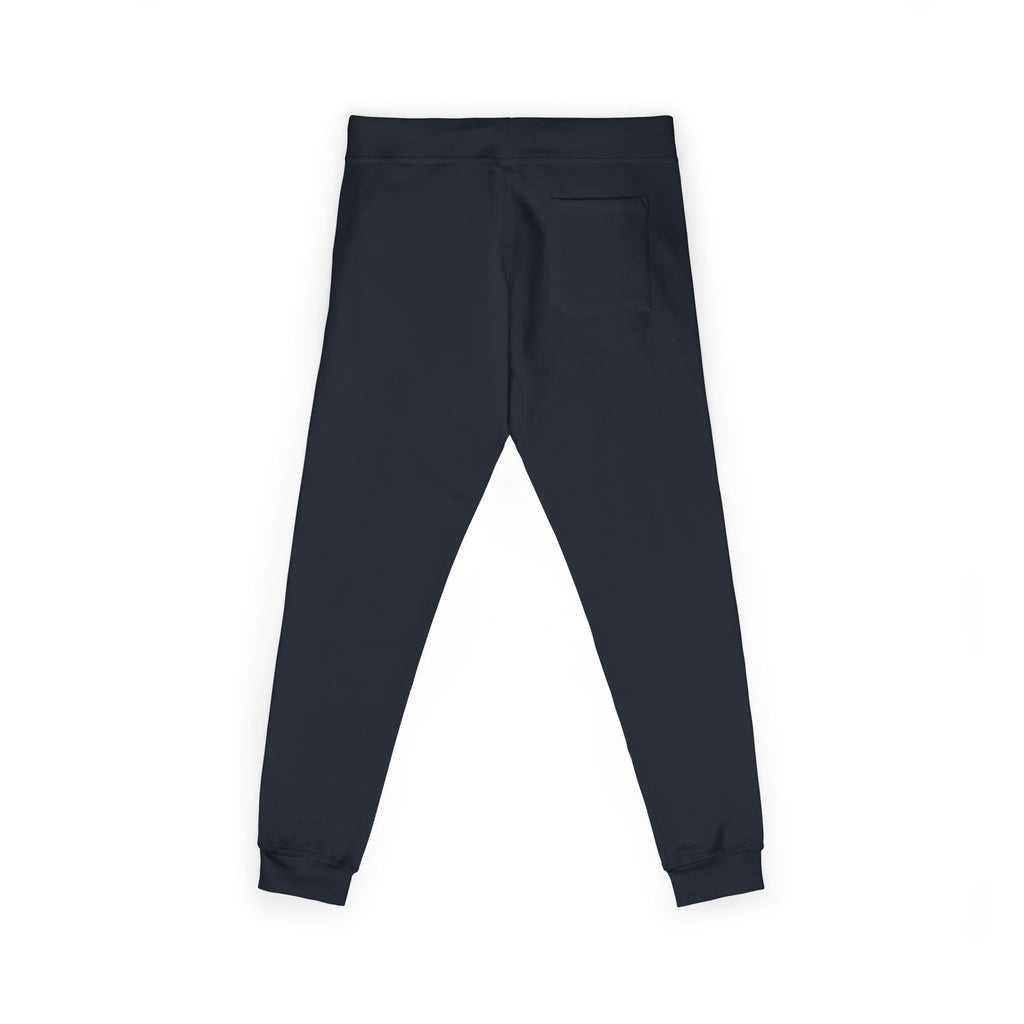 Unisex Fleece Sweatpants (White Embroidery)