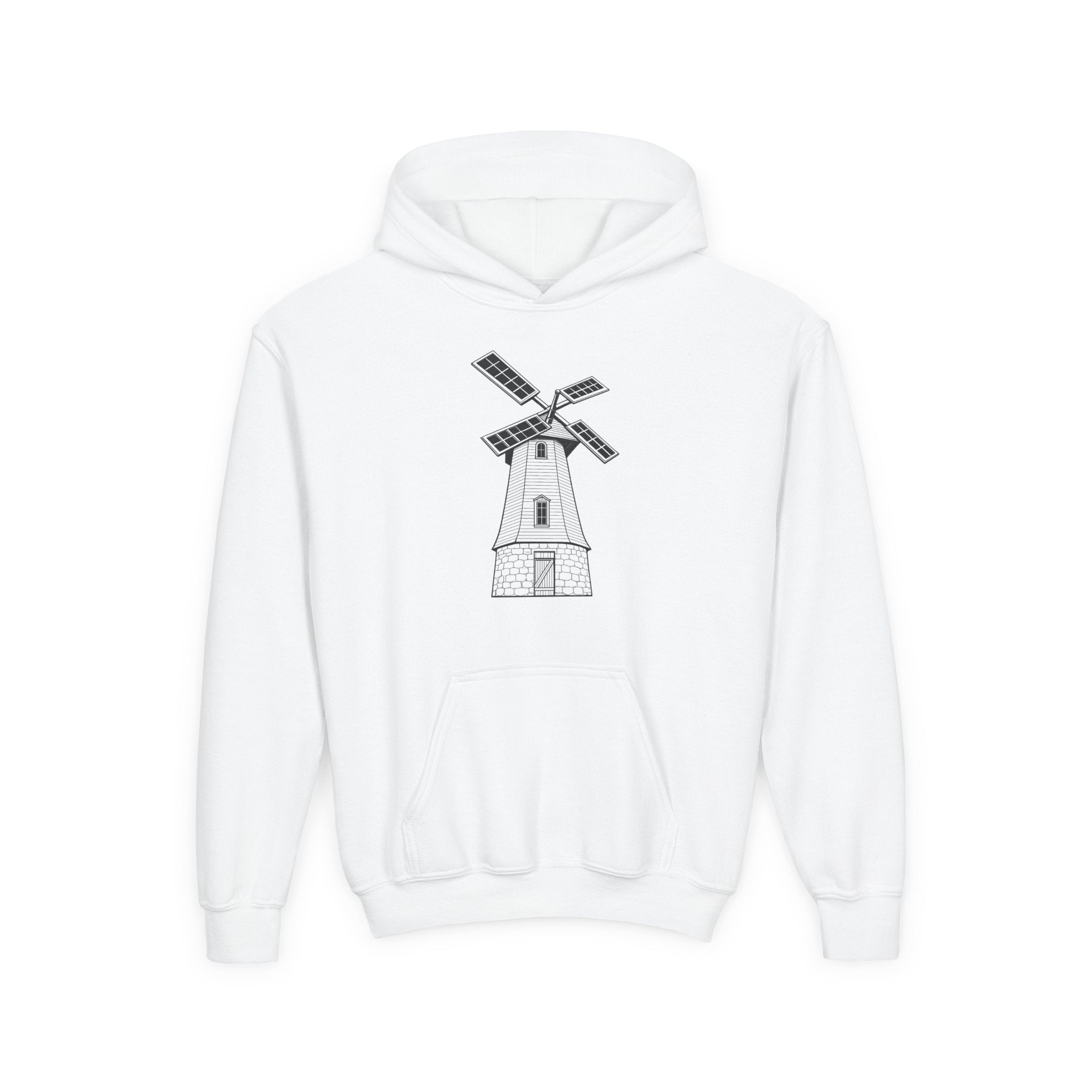 Youth Windmill Hoodie - Knollcrest School Spirit Hooded Sweatshirt