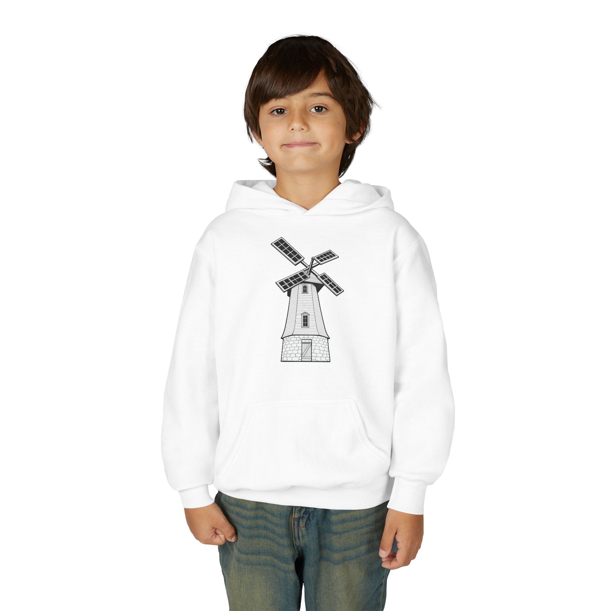 Youth Windmill Hoodie - Knollcrest School Spirit Hooded Sweatshirt