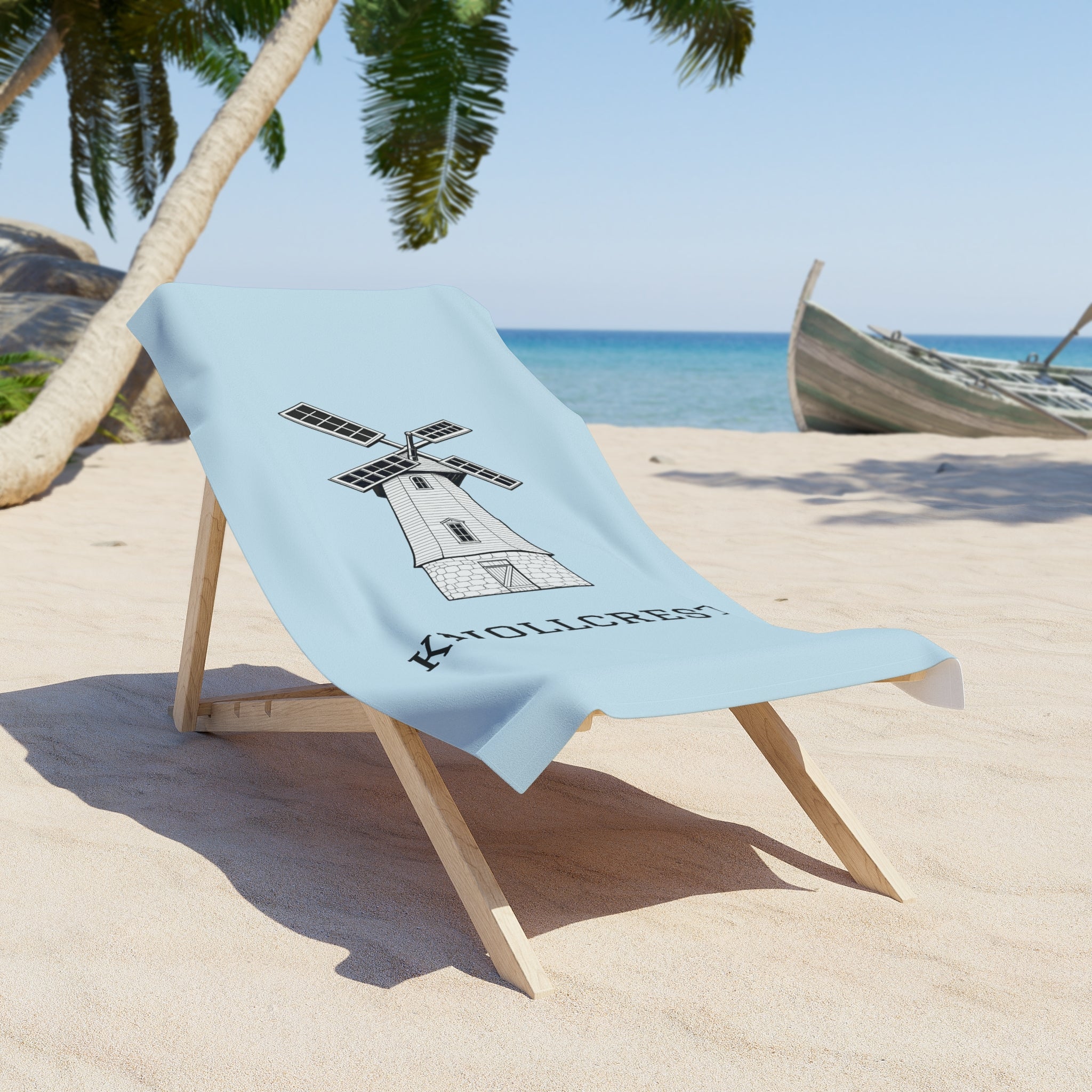 Blue Beach Towel