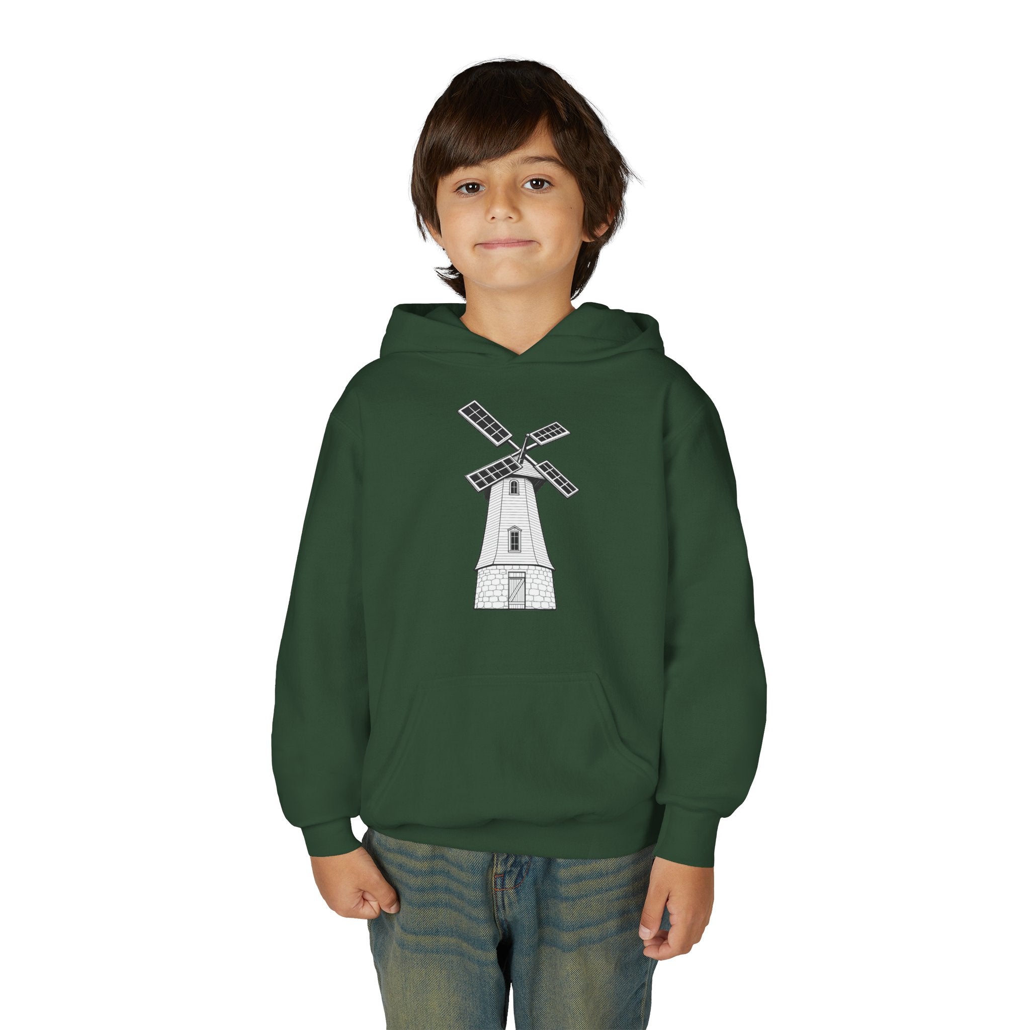 Youth Windmill Hoodie - Knollcrest School Spirit Hooded Sweatshirt