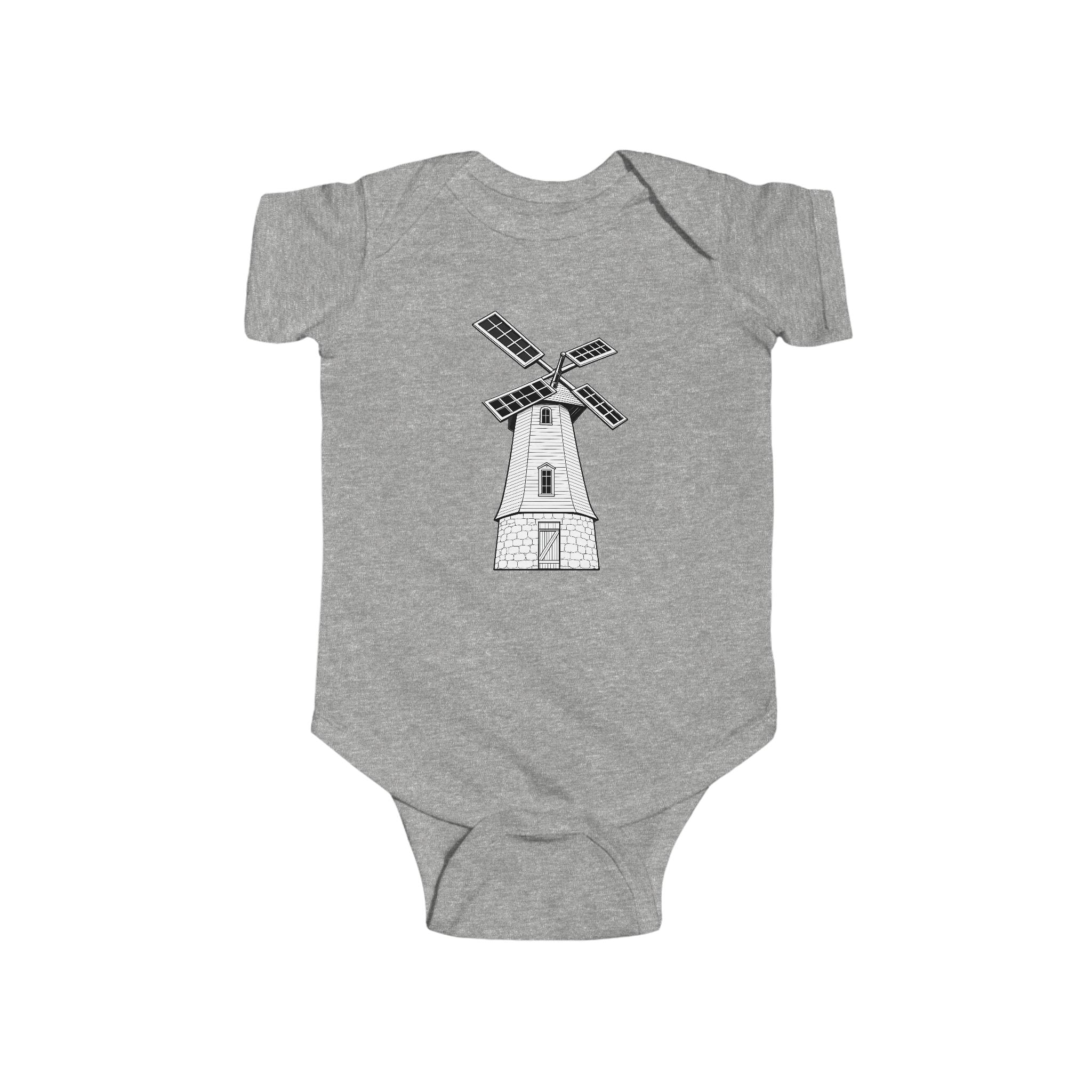 Infant Bodysuit – Knollcrest Windmill Graphic Baby Onesie