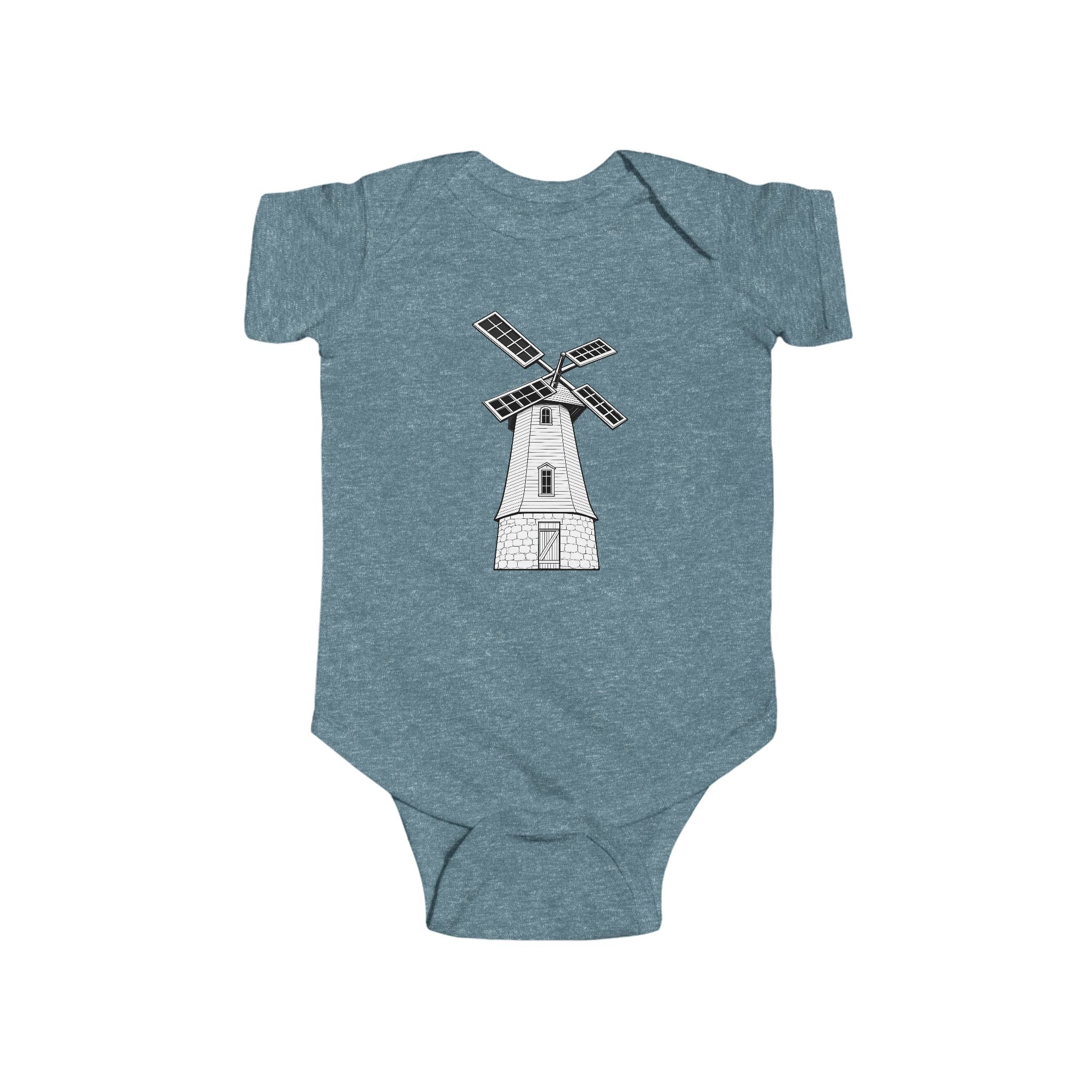 Infant Bodysuit – Knollcrest Windmill Graphic Baby Onesie