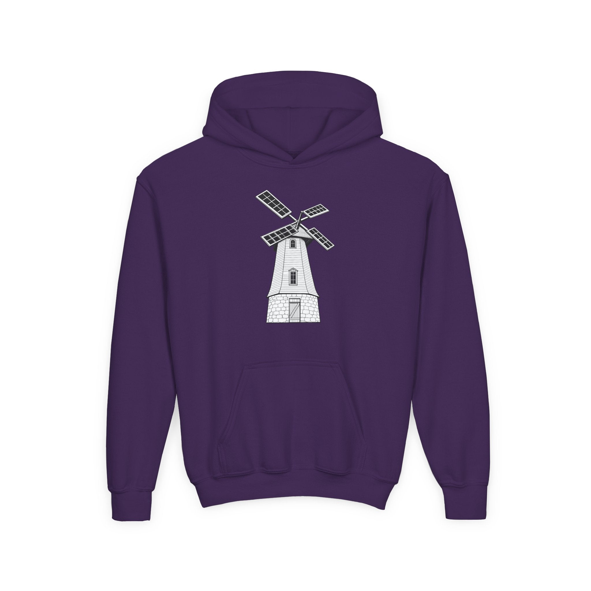 Youth Windmill Hoodie - Knollcrest School Spirit Hooded Sweatshirt
