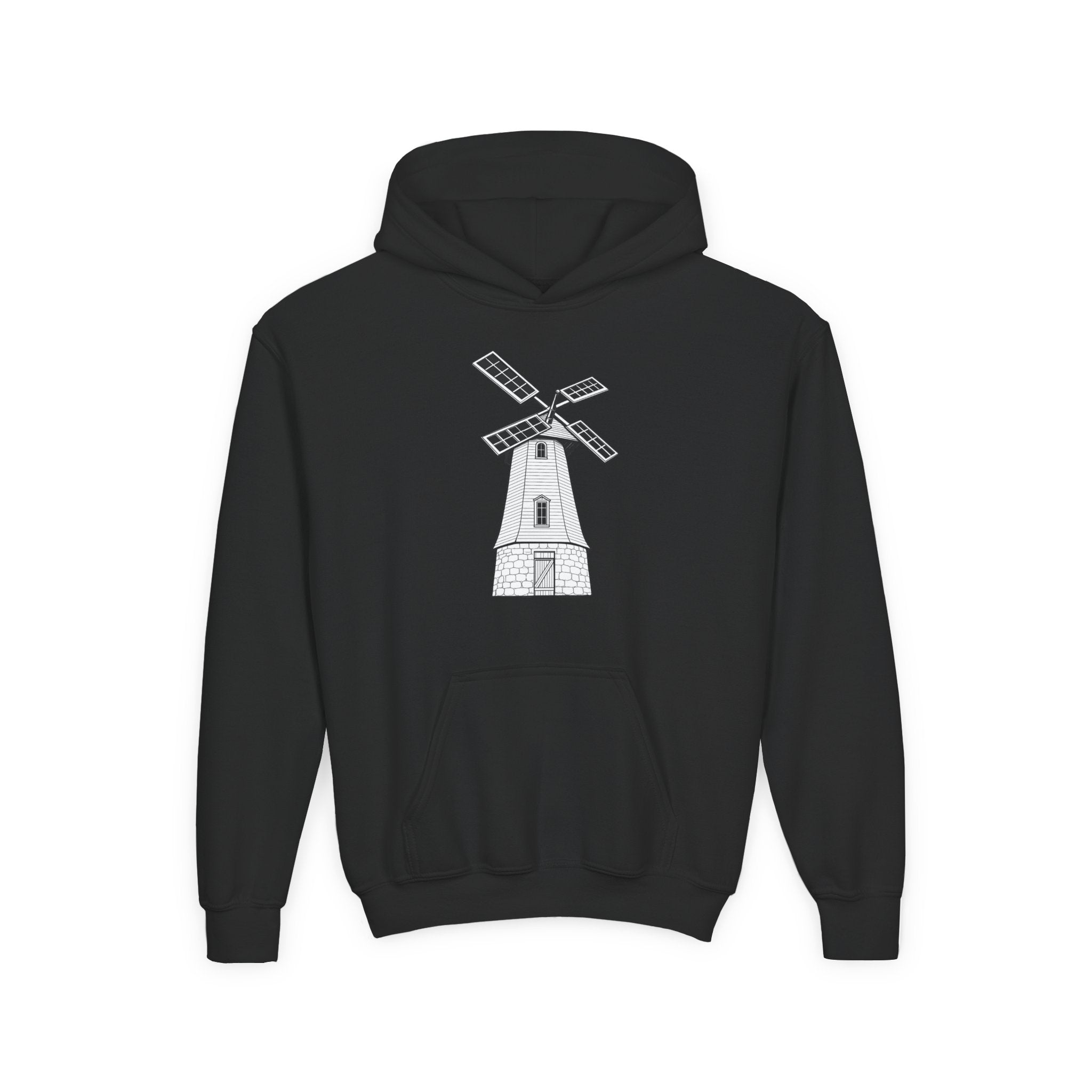 Youth Windmill Hoodie - Knollcrest School Spirit Hooded Sweatshirt