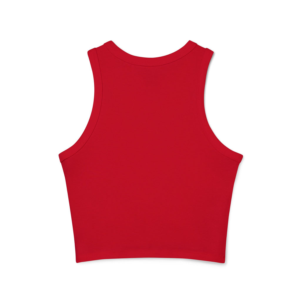 Knollcrest Windmill Racer Tank Top — Vintage Est. 1938 Graphic Crop