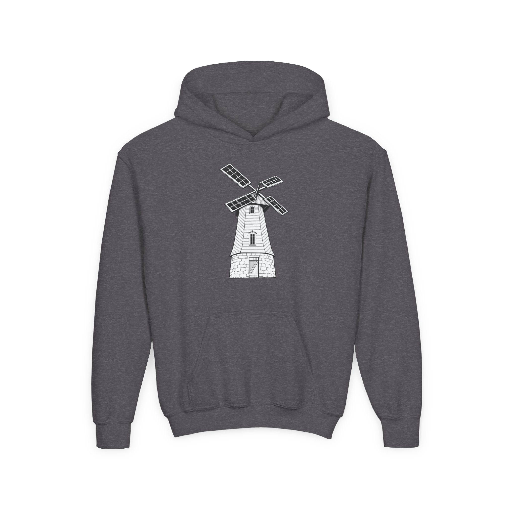 Youth Windmill Hoodie - Knollcrest School Spirit Hooded Sweatshirt
