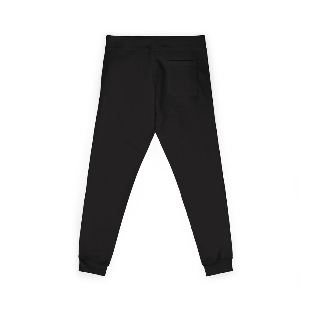 Unisex Fleece Sweatpants (White Embroidery)