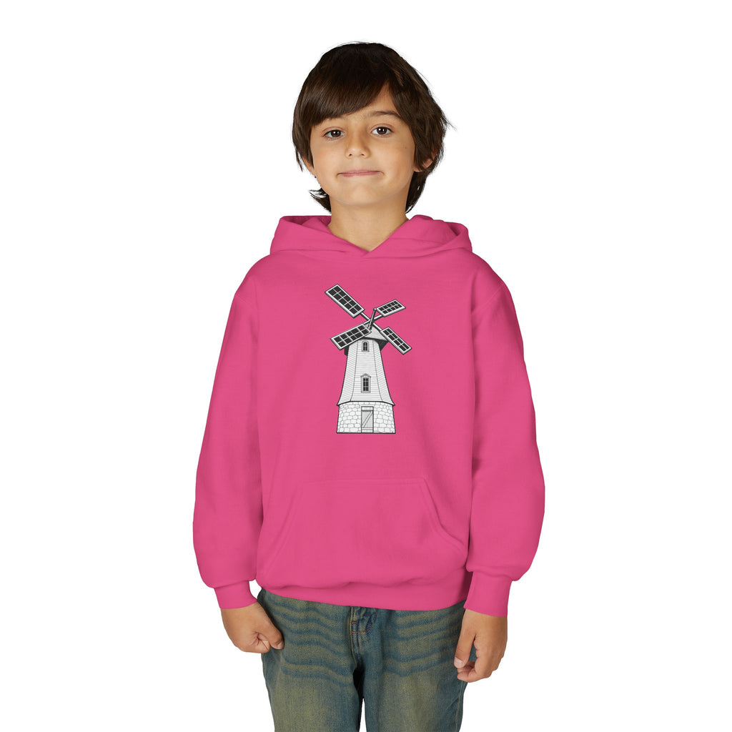 Youth Windmill Hoodie - Knollcrest School Spirit Hooded Sweatshirt