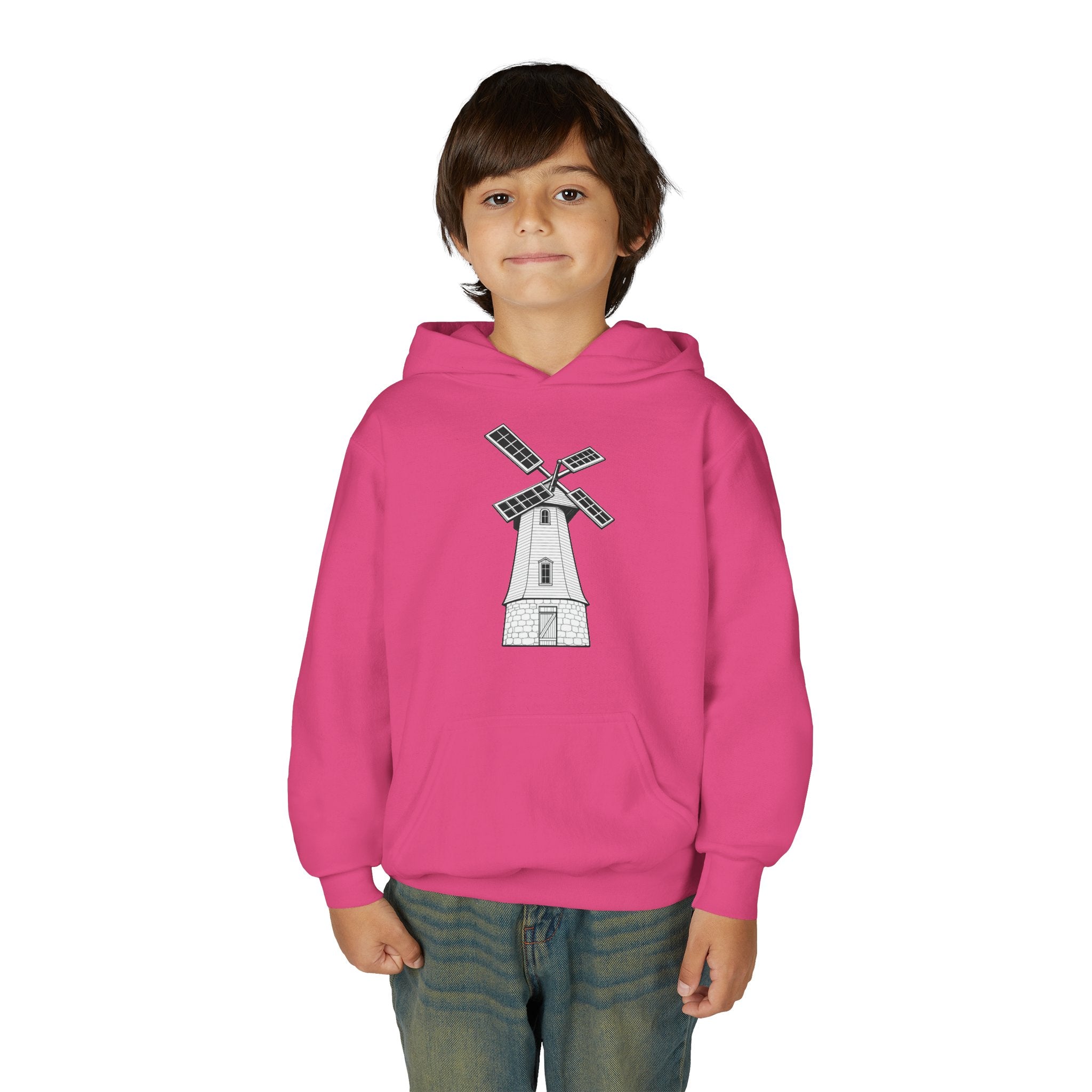 Youth Windmill Hoodie - Knollcrest School Spirit Hooded Sweatshirt