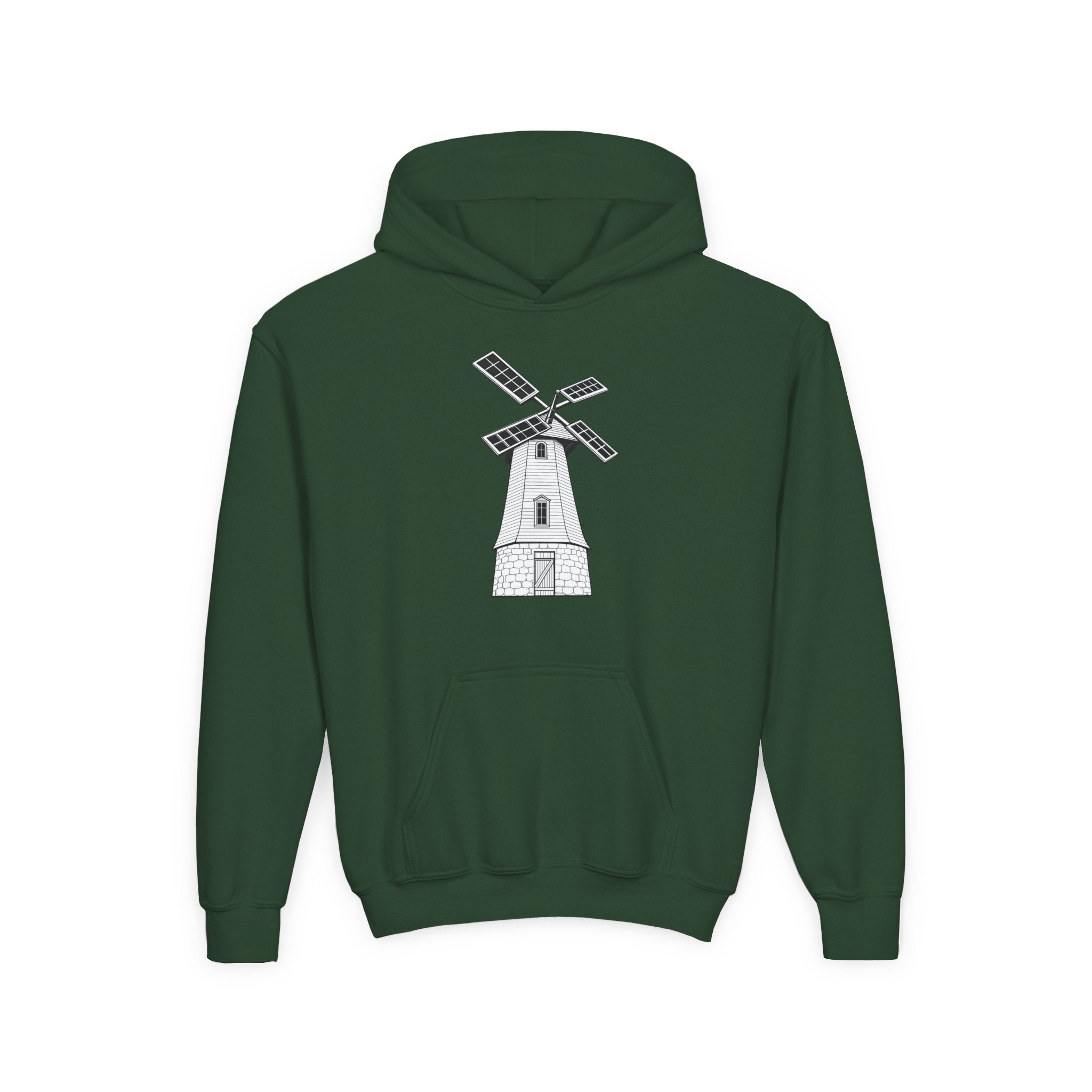 Youth Windmill Hoodie - Knollcrest School Spirit Hooded Sweatshirt