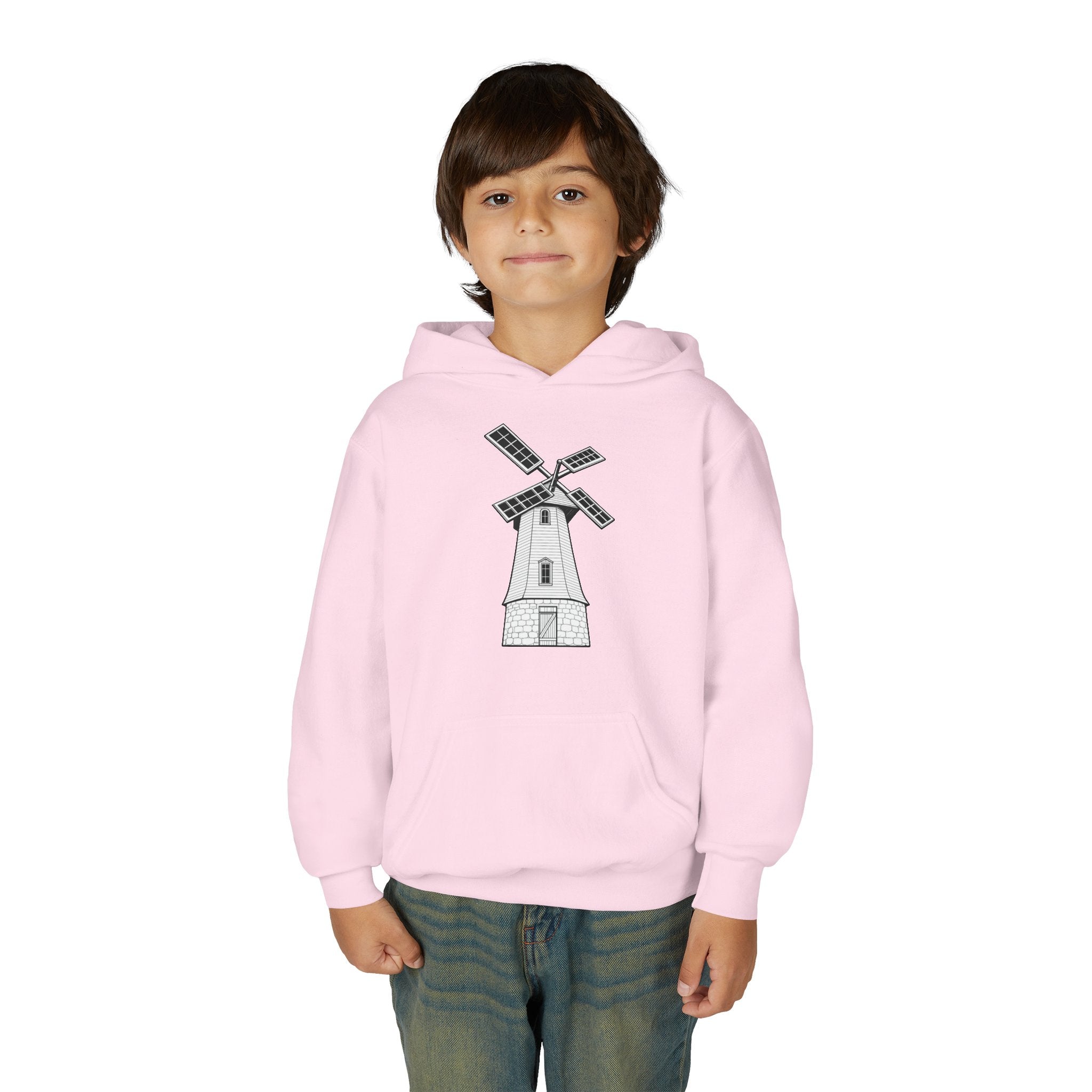 Youth Windmill Hoodie - Knollcrest School Spirit Hooded Sweatshirt
