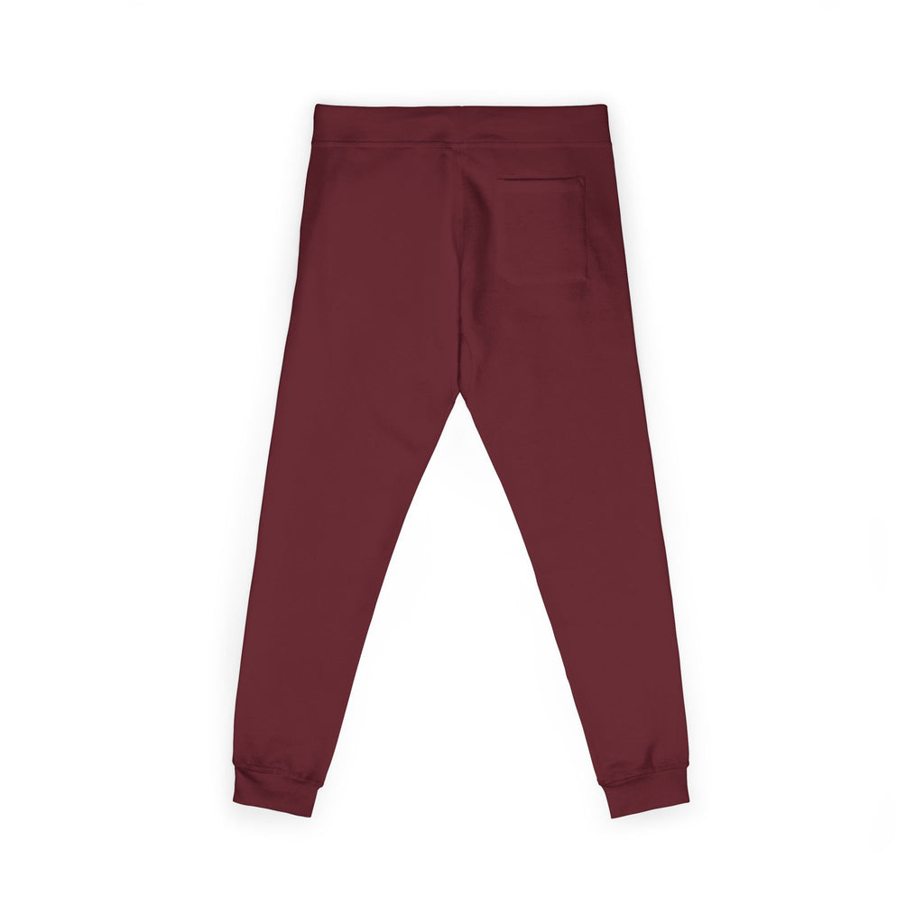 Unisex Fleece Sweatpants (White Embroidery)