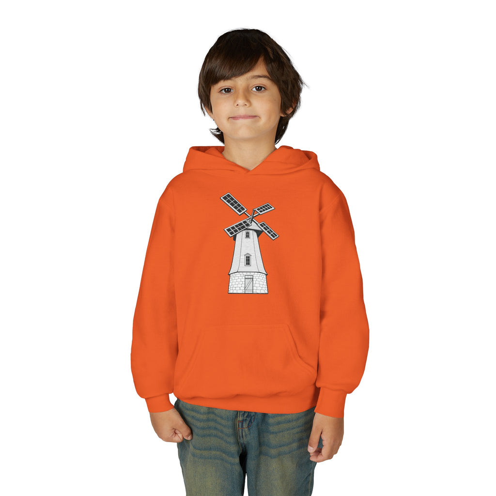 Youth Windmill Hoodie - Knollcrest School Spirit Hooded Sweatshirt