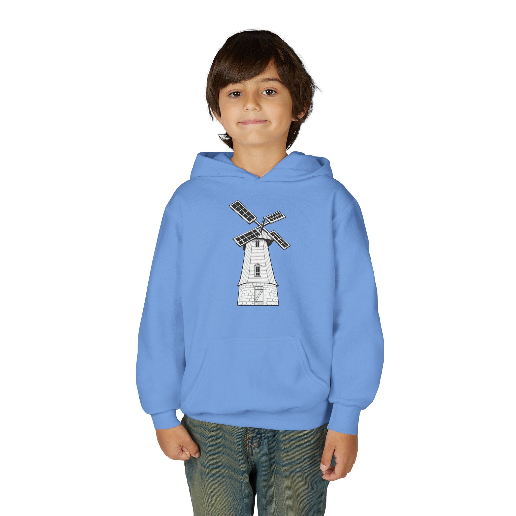 Youth Windmill Hoodie - Knollcrest School Spirit Hooded Sweatshirt