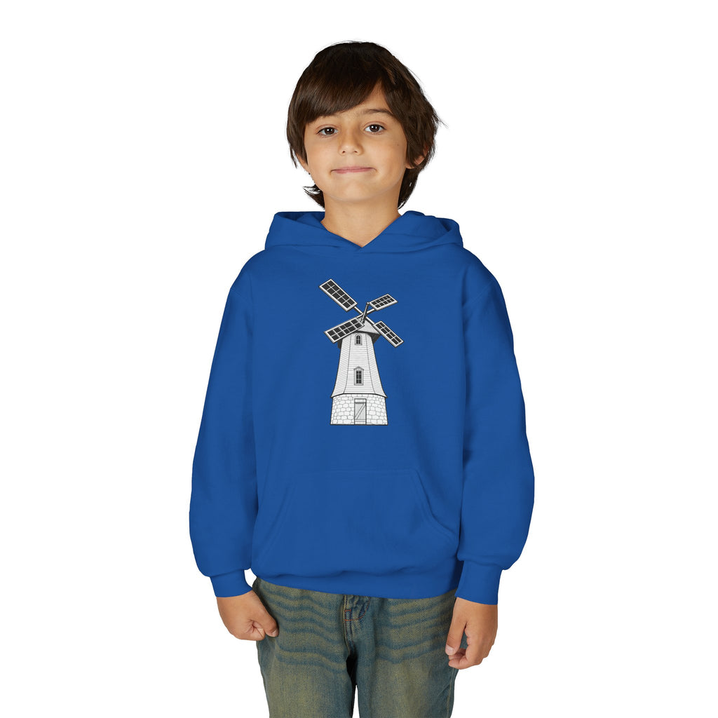 Youth Windmill Hoodie - Knollcrest School Spirit Hooded Sweatshirt