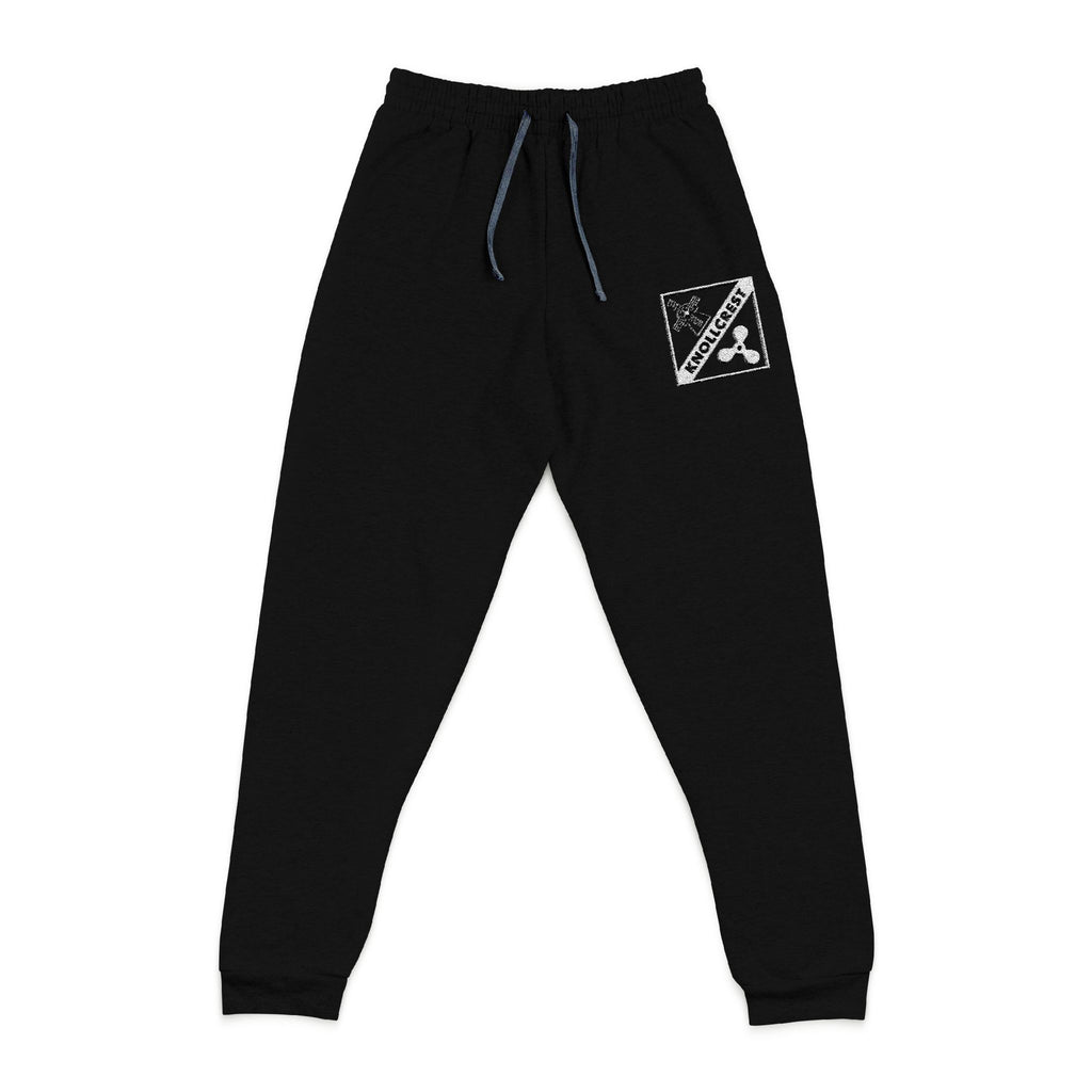 Unisex Joggers (White Embroidery)