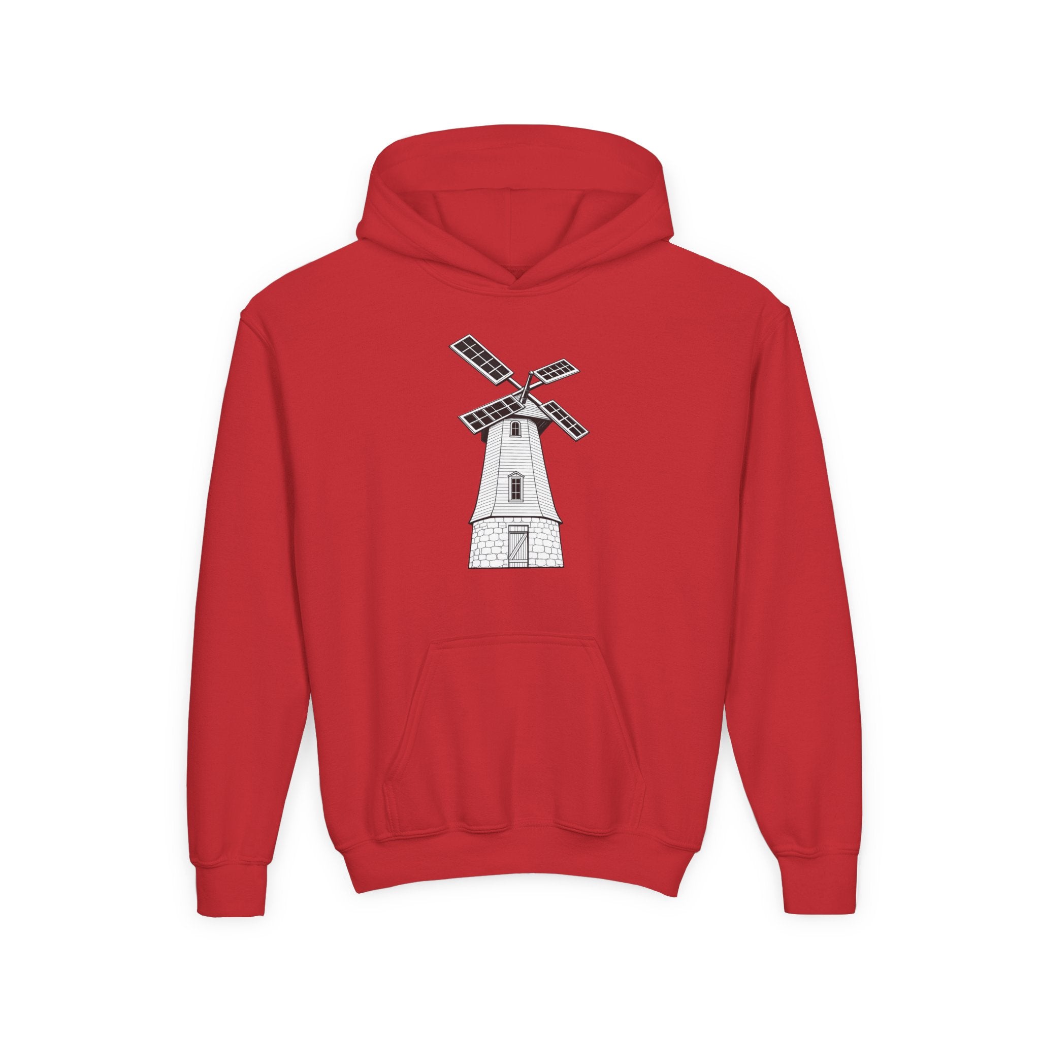 Youth Windmill Hoodie - Knollcrest School Spirit Hooded Sweatshirt