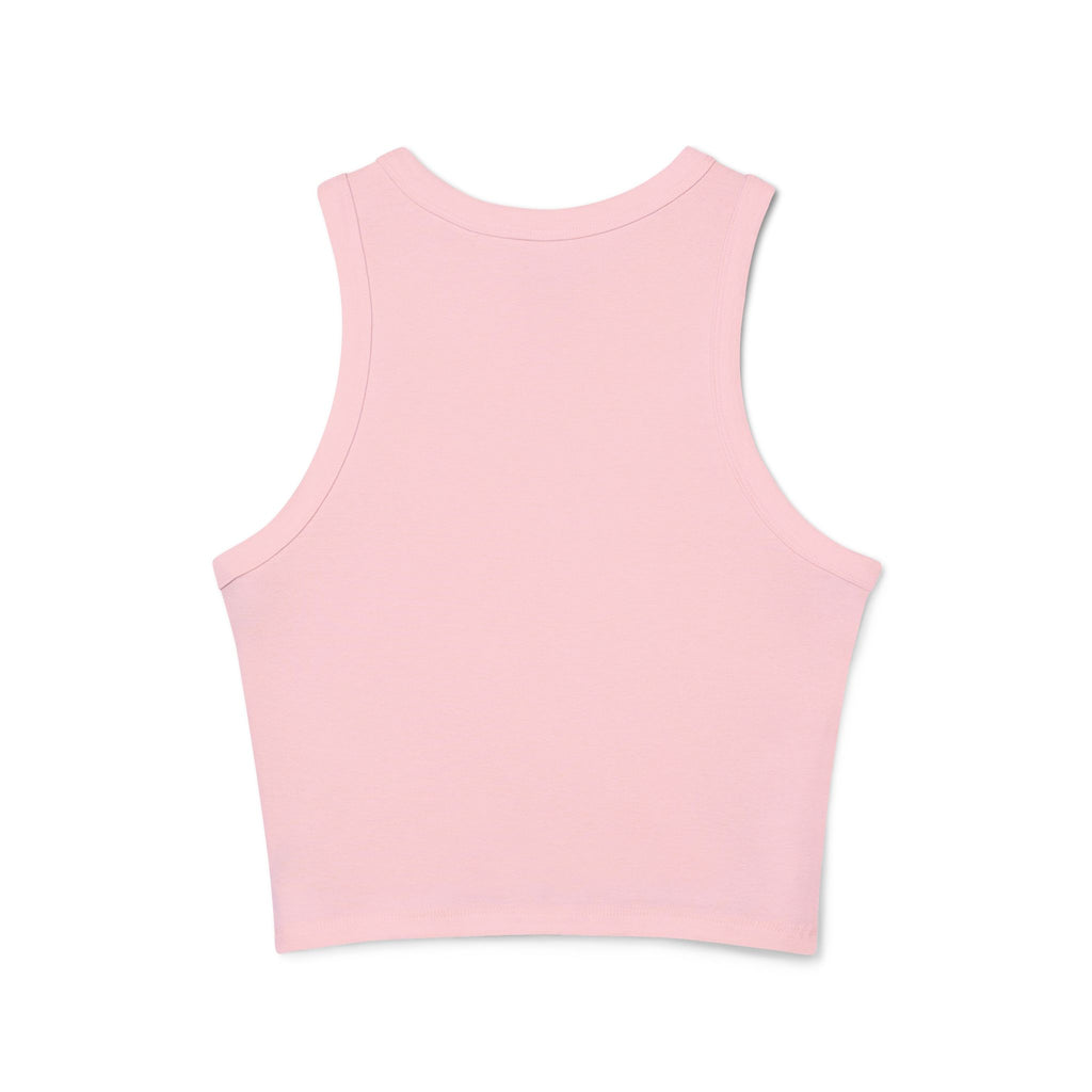Knollcrest Windmill Racer Tank Top — Vintage Est. 1938 Graphic Crop